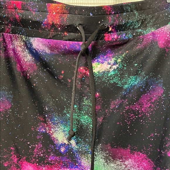 Torrid Multicolor Galaxy Print Swim Shorts - Picture 6 of 7